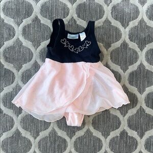 Freestyle Black Top with Rhinestone Accents leotard. Perfect for ballet 🩰